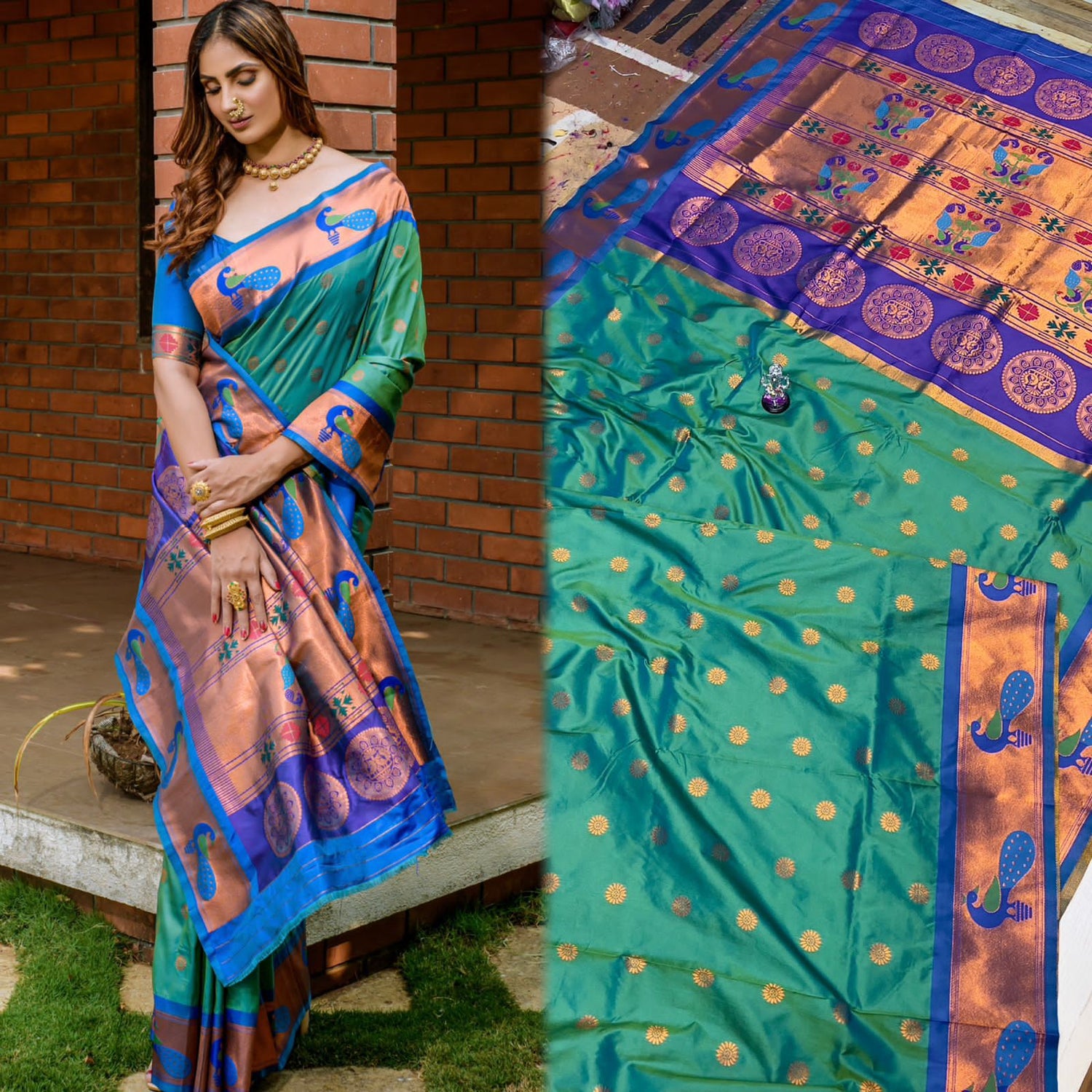 HANDMADE ORIGINAL PAITHANI