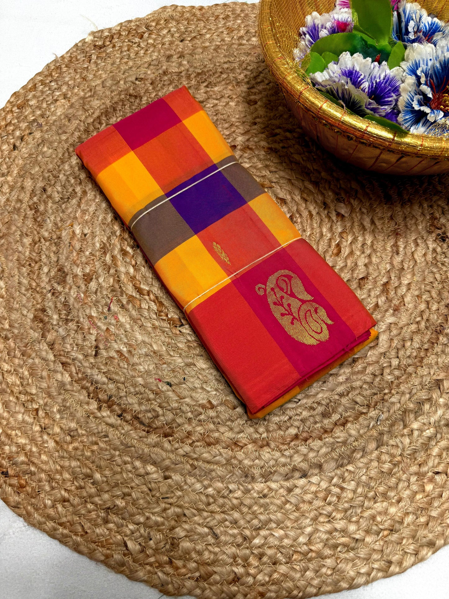 Pure Soft Silk Chexx Paithani
