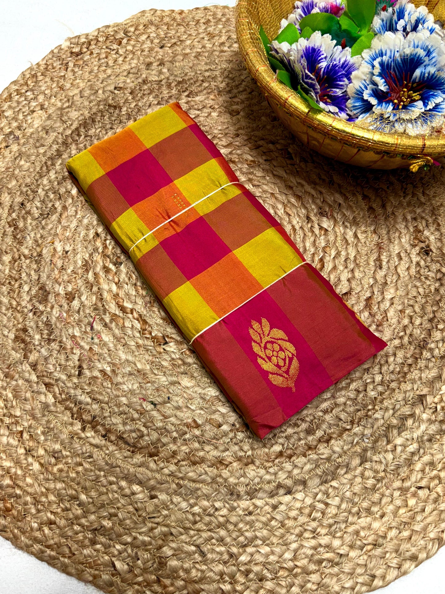 Pure Soft Silk Chexx Paithani