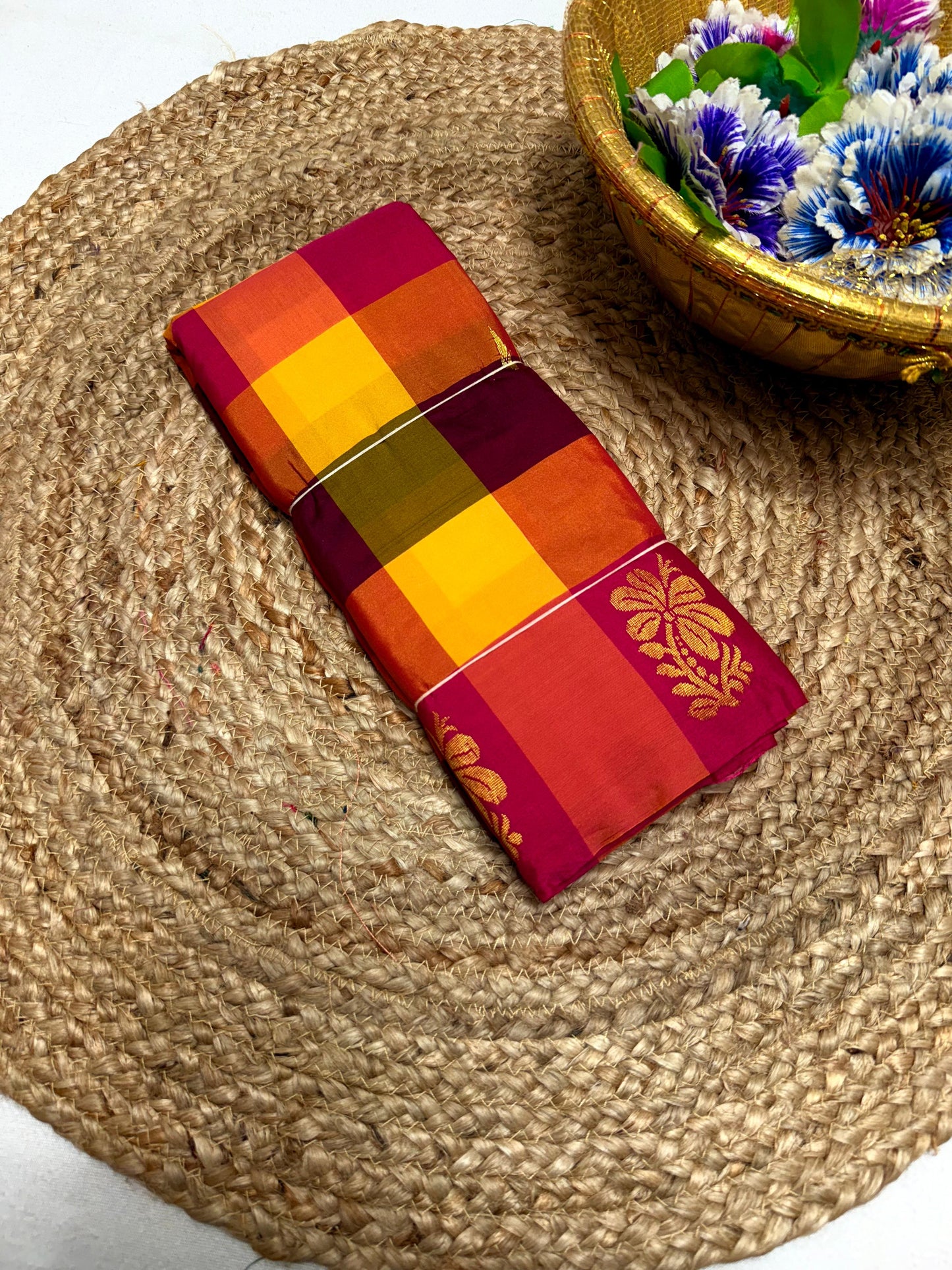 Pure Soft Silk Chexx Paithani